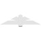 Ekena Millwork Redmond Architectural Grade PVC Gable Bracket, 60"W x 15"H x 2"D x 6"F, 6/12 Pitch GBP060X15X0206RED00 - alternate 4